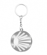 Llavero Concha, Acero plateado