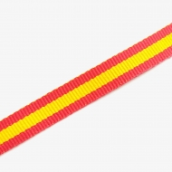 1 metro de cinta bandera espa�a cl�sica nylon a doble cara 15mm