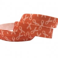 1 METRO DE CINTA ELSTICA LAZO SOLIDARIO NARANJA 16mm