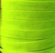 1 metro de cinta de terciopelo elstico amarillo flor 10 mm