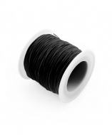 BOBINA NYLON TRENZADO 0.8mm NEGRO 80 metros