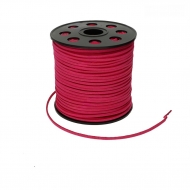 1 Bobina de Antelina 3mm, 80 metros. Fucsia/Rosa Fuerte