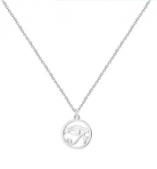 Colgante Ojo horus Acero Plateado