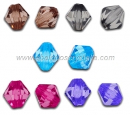 25 TUPIS BICONOS ACRÍLICOS MIX 1,  8mm