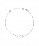Pulsera Virgen de Covadonga 17 + 3 cm Plata 925