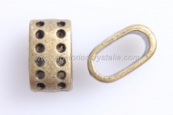 5 ENTREPIEZAS PASO REGALIZ BRONCE 16x9x9mm