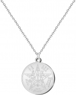 Colgante Tetragramaton Acero color Plateado 16x16mm