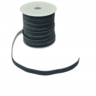 1 bobina 20 metros terciopelo elstico gris 10mm
