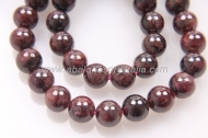10 BOLAS PIEDRA GRANATE 7mm