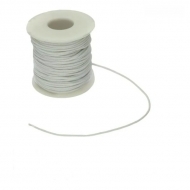 Bobina de Algodn Encerado 1.5mm Blanco 40 metros aprox.