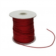 Bobina de hilo encerado coreano (rojo) 2mm aprox. 75 metros aprox.