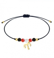Pulsera Zodiaco con abalorios de piedra. Aries