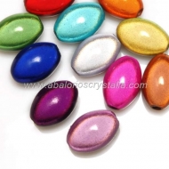 5 OLIVAS ACRLICAS EFECTO MIRACLE MIX DE COLORES 14x9x9mm