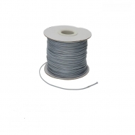 Bobina de hilo encerado coreano (gris) 1mm aprox. 80 metros aprox.