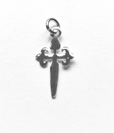 Colgante Cruz de Santiago 17x9mm plata 925