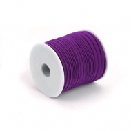 1 METRO DE CINTA DE NYLON ELSTICO MORADO 5 mm