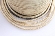 1 METRO DE CORDN NUTICO DORADO 3MM