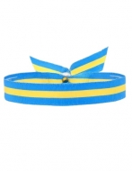 Pulsera Bandera Asturias con cierre corredero Acero plateado