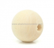 10 BOLAS DE MADERA NATURAL 12mm