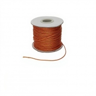 Bobina de hilo encerado coreano (rojo-amarillo) 1mm aprox. 80 metros aprox.