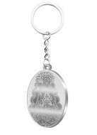 Llavero Virgen del Roc�o Acero Inoxidable