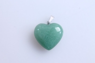 1 COLGANTE CORAZN AVENTURINA VERDE 20mm