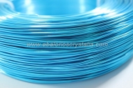 1 METRO DE ALAMBRE DE ALUMINIO MODELABLE AZUL 1mm