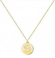 Colgante con cadena Camalen, Acero Dorado