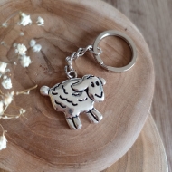 Llavero Oveja Ardilatxa plata antigua