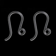 4 PENDIENTES GANCHO ACRLICOS 17x8mm
