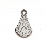 1 Colgante Virgen Rocio acero inoxidable 17x11mm
