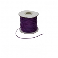 Bobina de hilo encerado coreano (morado) 1mm aprox. 80 metros aprox.