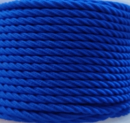 Bobina de 20 metros de cordón elástico Azul eléctrico